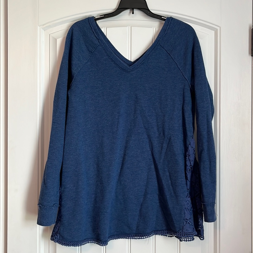 True Craft Top with Lace Accents